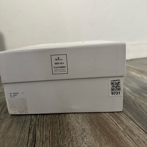 Size 41 Maison Mihara Yasuhiro Peterson OG Sole Canvas Low top Black and white - Picture 5 of 11